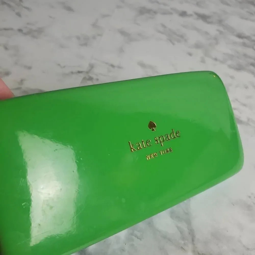 Kate Spade Green Eye Glasses Case‎